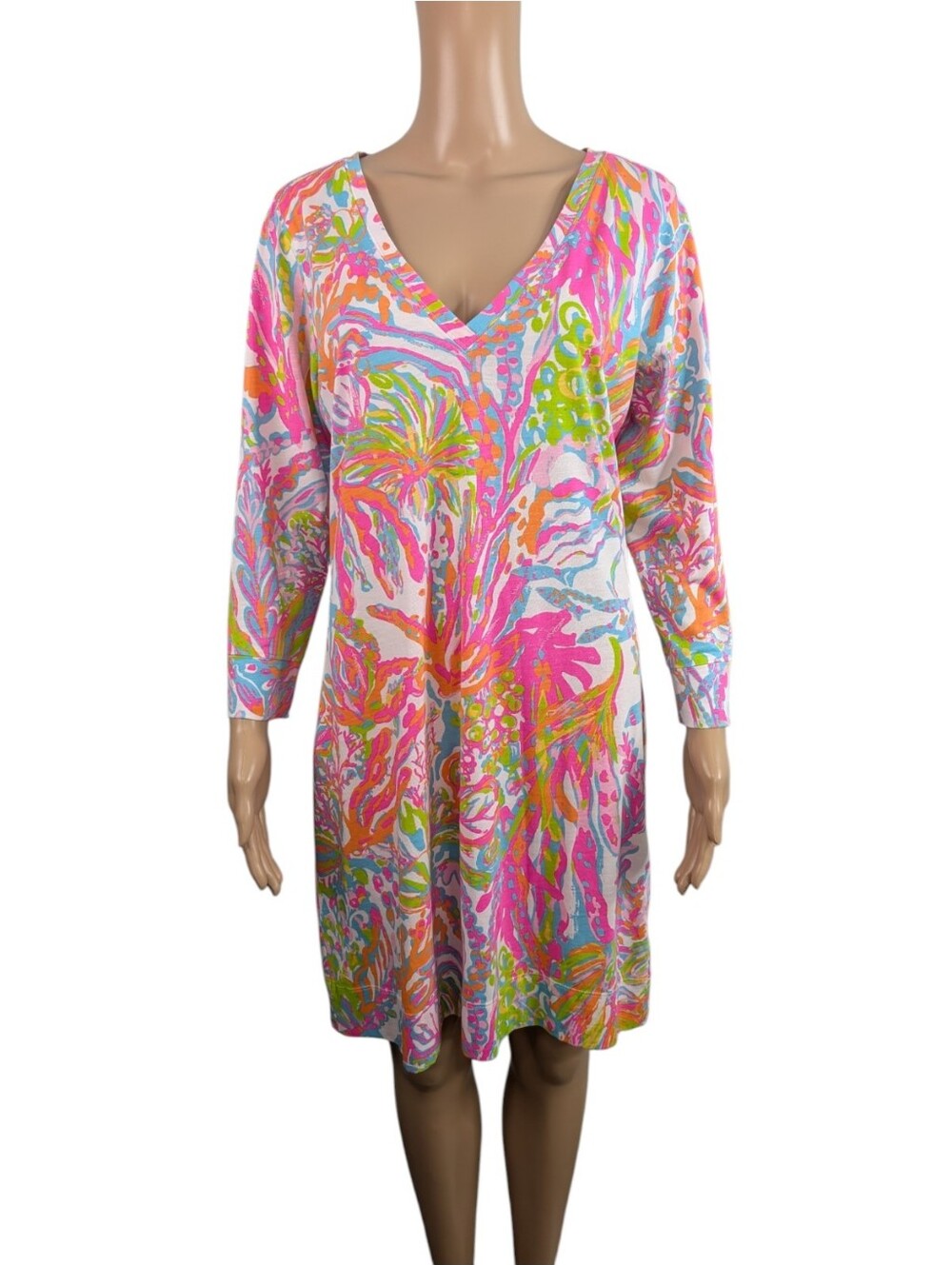 Lilly Pulitzer Scuba to Cuba Christie Dress L
